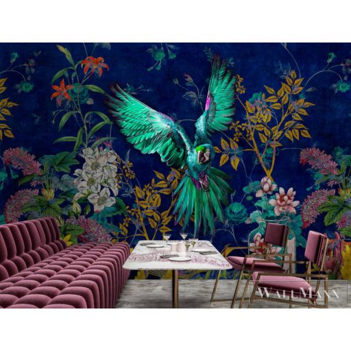 AS CREATION Walls by Patel 3 DD121896 kék tropical hero 1 digitális panel