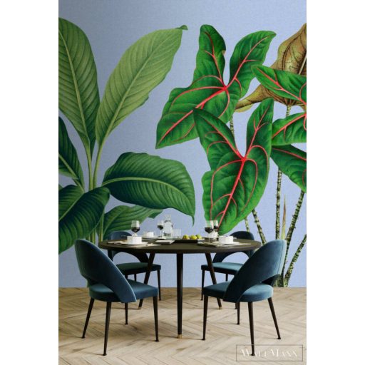 AS CREATION Walls by Patel 3 DD121948 kék leaf garden 1 digitális panel