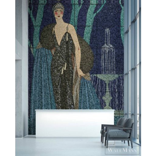 AS CREATION Walls by Patel 3 DD122248 kék SCALA 3 digitális panel