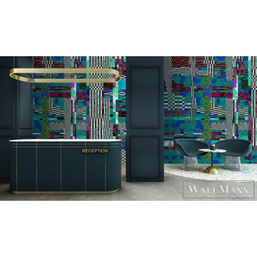 AS CREATION Walls by Patel 3 DD122260 kék MIRAGE 3 digitális panel