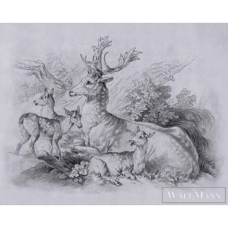   AS CREATION Walls by Patel 3 DD122384 lila ON THE GRASS 2 digitális panel