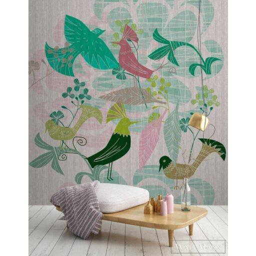 AS CREATION Walls by Patel 3 DD122452 bézs BIRDLAND 3 digitális panel