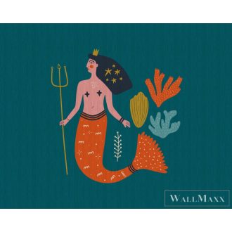   AS CREATION Walls by Patel 3 DD122460 türkiz DOWN UNDER 2 digitális panel