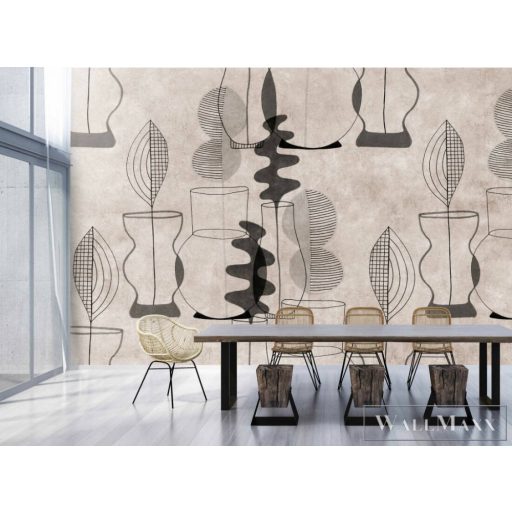 AS CREATION Walls by Patel 3 DD122512 bézs PABLOS ROOM 1 digitális panel