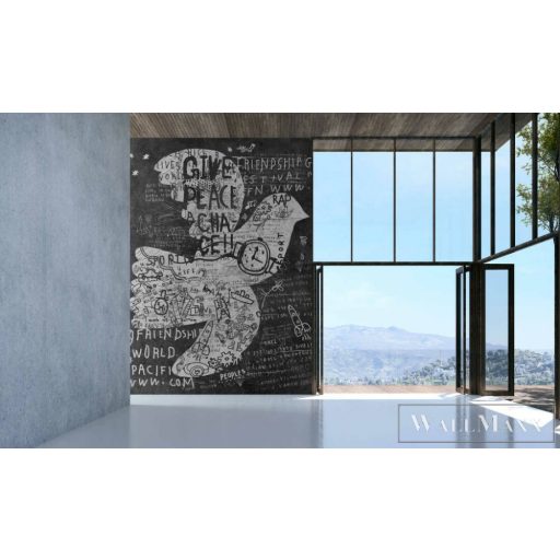 AS CREATION Walls by Patel 3 DD122536 fekete STREETSOFLOND1 digitális panel