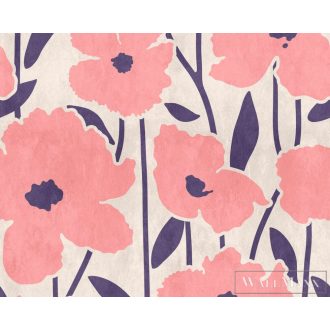   AS CREATION Walls by Patel 3 DD122548 bézs FLOWER MARKET1 digitális panel