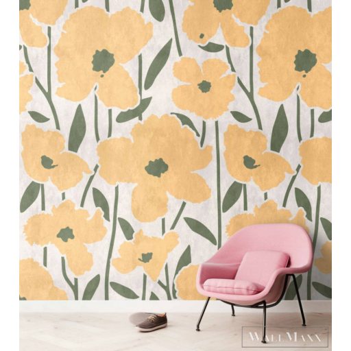 AS CREATION Walls by Patel 3 DD122556 bézs FLOWER MARKET3 digitális panel