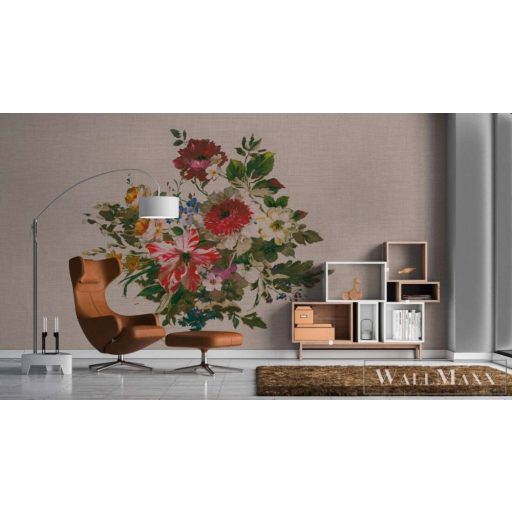 AS CREATION DesignWalls 2 DD123461 bézs virág mintás grafikus digitális panel