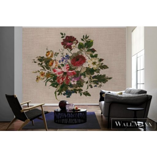 AS CREATION DesignWalls 2 DD123461 bézs virág mintás grafikus digitális panel
