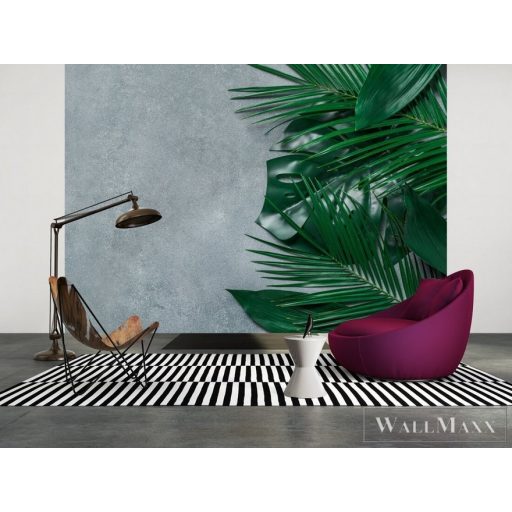 AS CREATION DesignWalls 2 DD123472 zöld pálmalevél mintás fotografikus digitális panel