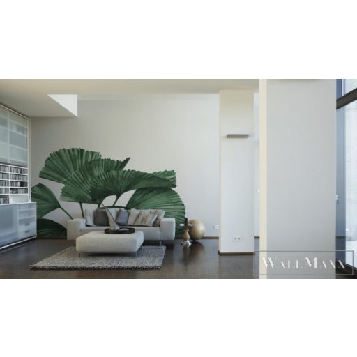 AS CREATION DesignWalls 2 DD123479 zöld levél mintás grafikus digitális panel