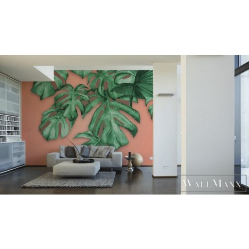 AS CREATION DesignWalls 2 DD123483 zöld filodendron mintás grafikus digitális panel