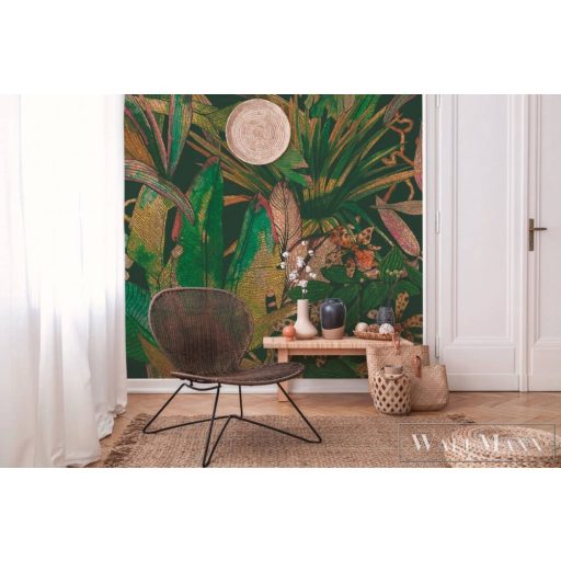 AS CREATION DesignWalls 2 DD123490 színes levél mintás grafikus digitális panel