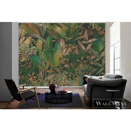 AS CREATION DesignWalls 2 DD123490 színes levél mintás grafikus digitális panel