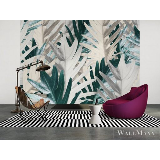 AS CREATION DesignWalls 2 DD123494 zöld filodendron mintás grafikus digitális panel