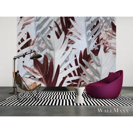 AS CREATION DesignWalls 2 DD123496 barna filodendron mintás grafikus digitális panel