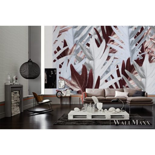 AS CREATION DesignWalls 2 DD123496 barna filodendron mintás grafikus digitális panel