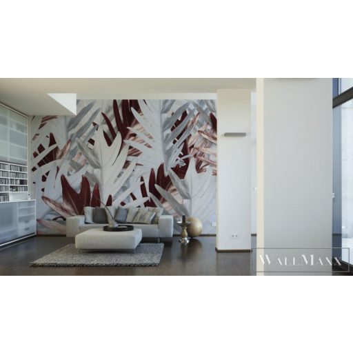 AS CREATION DesignWalls 2 DD123496 barna filodendron mintás grafikus digitális panel