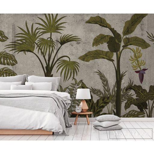 AS CREATION DesignWalls 2 DD123498 zöld deszka mintás fotografikus digitális panel