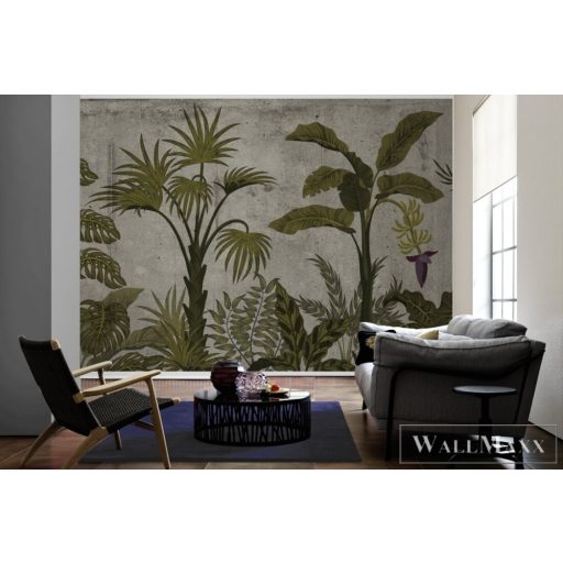 AS CREATION DesignWalls 2 DD123498 zöld deszka mintás fotografikus digitális panel