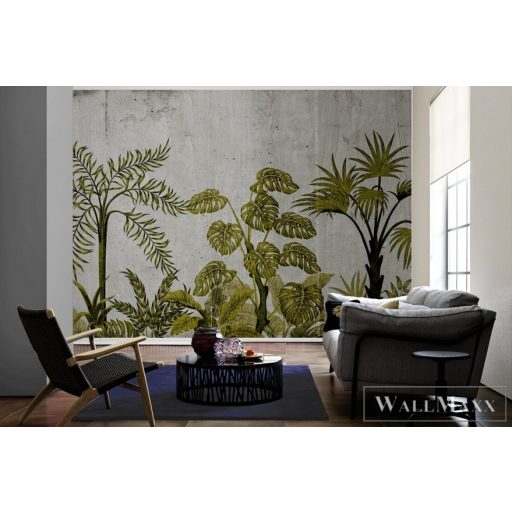 AS CREATION DesignWalls 2 DD123500 zöld deszka mintás fotografikus digitális panel