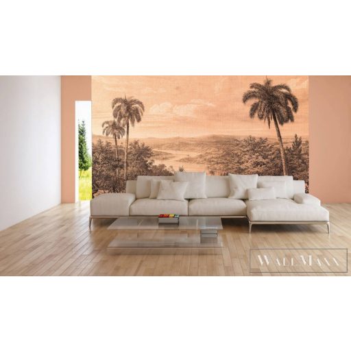 AS CREATION DesignWalls 2 DD123504 bézs dzsungel mintás grafikus digitális panel
