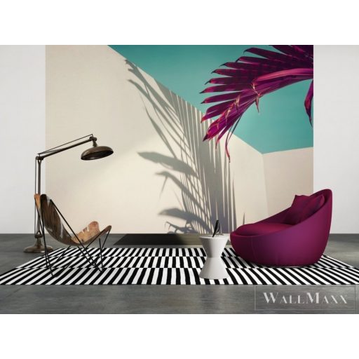 AS CREATION DesignWalls 2 DD123519 lila levél mintás fotografikus digitális panel