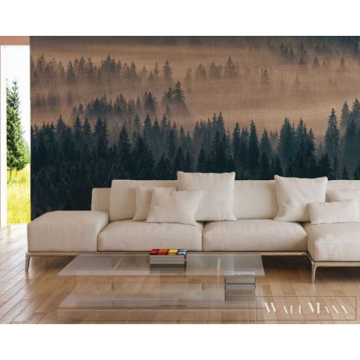 AS CREATION DesignWalls 2 DD123524 kék fenyves grafikus digitális panel