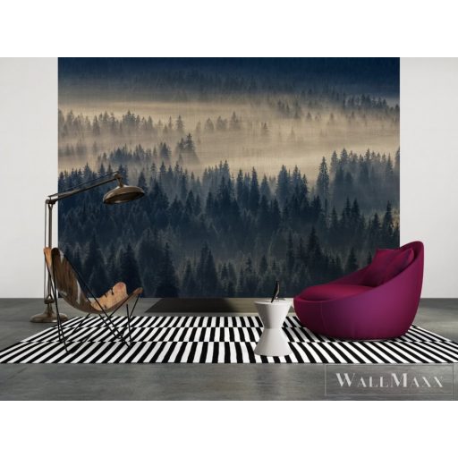 AS CREATION DesignWalls 2 DD123524 kék fenyves grafikus digitális panel