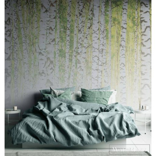 AS CREATION DesignWalls 2 DD123529 sárga nyírfa mintás grafikus digitális panel