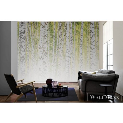 AS CREATION DesignWalls 2 DD123529 sárga nyírfa mintás grafikus digitális panel