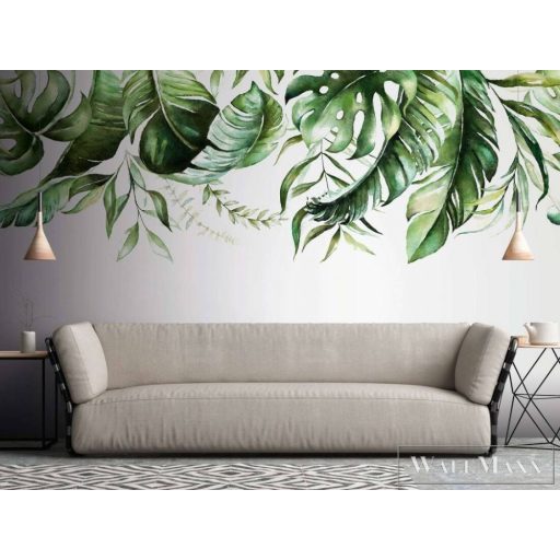 AS CREATION DesignWalls 2 DD123539 zöld levél mintás grafikus digitális panel