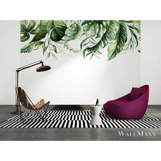 AS CREATION DesignWalls 2 DD123539 zöld levél mintás grafikus digitális panel