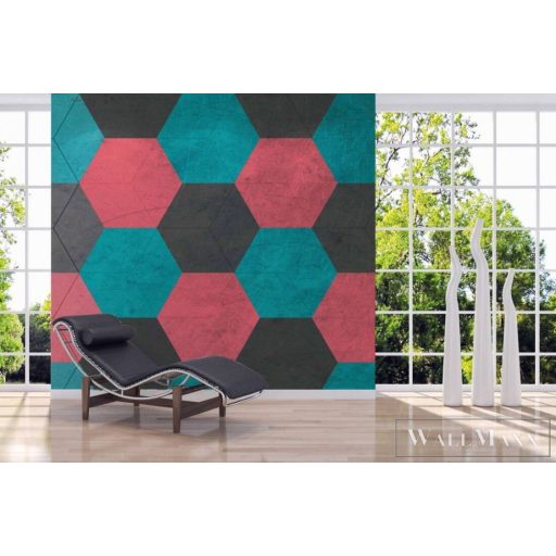 AS CREATION DesignWalls 2 DD123559 színes kocka mintás térhatású digitális panel