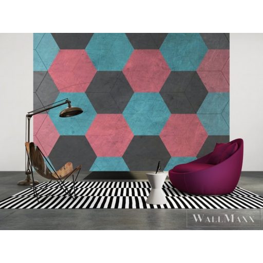 AS CREATION DesignWalls 2 DD123559 színes kocka mintás térhatású digitális panel