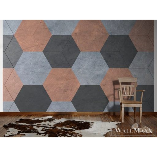 AS CREATION DesignWalls 2 DD123561 bézs kocka mintás térhatású digitális panel