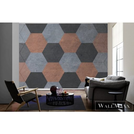 AS CREATION DesignWalls 2 DD123561 bézs kocka mintás térhatású digitális panel