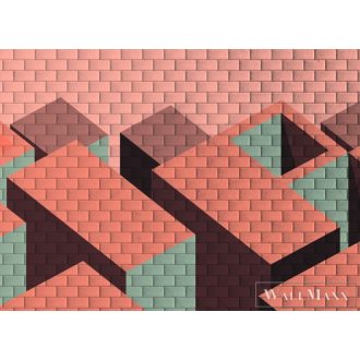   AS CREATION DesignWalls 2 DD123570 vörös tégla mintás térhatású digitális panel