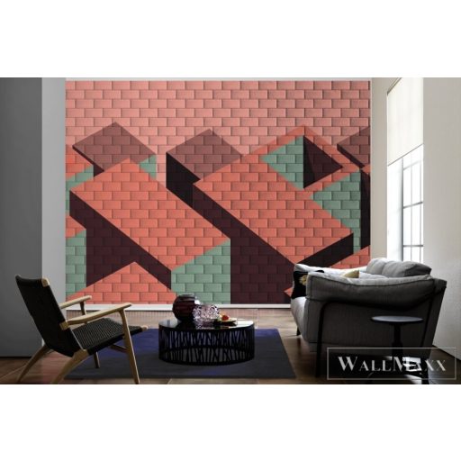 AS CREATION DesignWalls 2 DD123570 vörös tégla mintás térhatású digitális panel