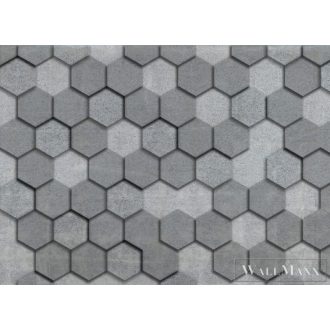   AS CREATION DesignWalls 2 DD123574 szürke mozaik mintás térhatású digitális panel