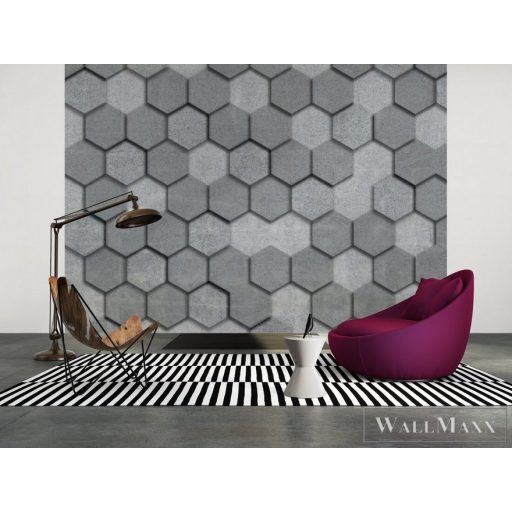 AS CREATION DesignWalls 2 DD123574 szürke mozaik mintás térhatású digitális panel