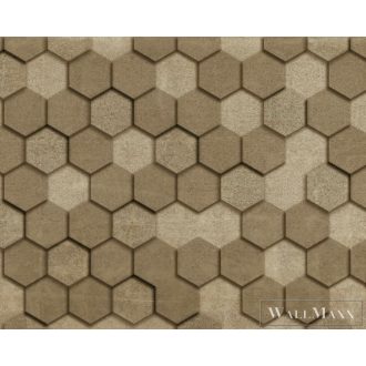   AS CREATION DesignWalls 2 DD123577 bézs mozaik mintás térhatású digitális panel