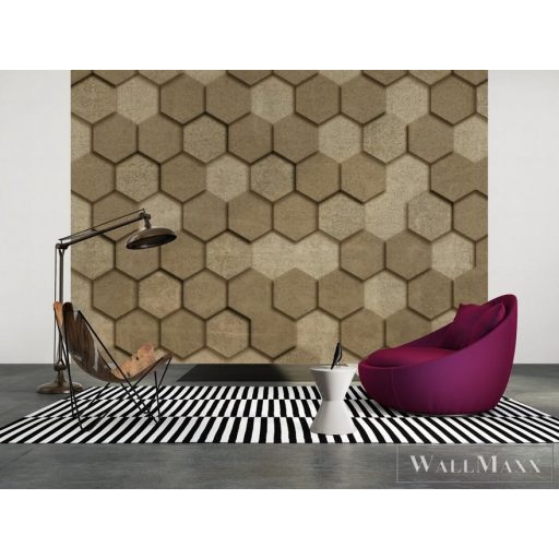 AS CREATION DesignWalls 2 DD123577 bézs mozaik mintás térhatású digitális panel