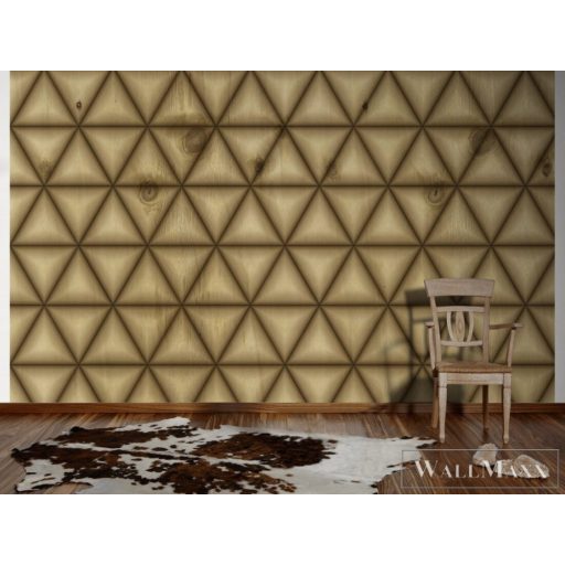 AS CREATION DesignWalls 2 DD123579 bézs intarzia mintás térhatású digitális panel