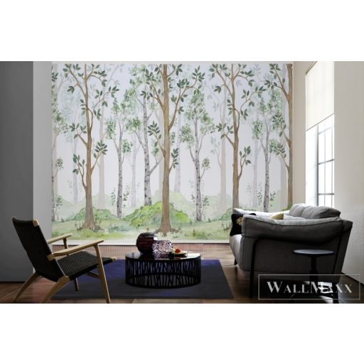 AS CREATION DesignWalls 2 DD123600 fehér erdő mintás ifjúsági digitális panel