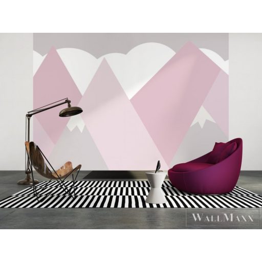 AS CREATION DesignWalls 2 DD123605 pink hegy mintás grafikus digitális panel