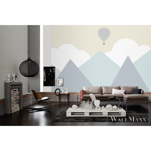 AS CREATION DesignWalls 2 DD123606 fehér léggömb mintás grafikus digitális panel