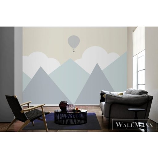 AS CREATION DesignWalls 2 DD123606 fehér léggömb mintás grafikus digitális panel