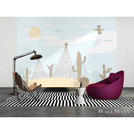 AS CREATION DesignWalls 2 DD123608 fehér indián mintás grafikus digitális panel