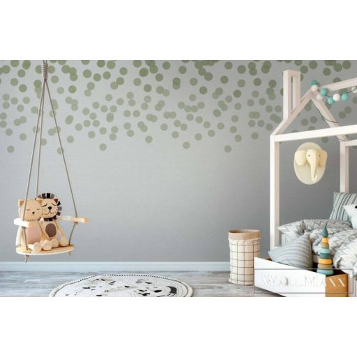 AS CREATION DesignWalls 2 DD123611 zöld pöttyös grafikus digitális panel